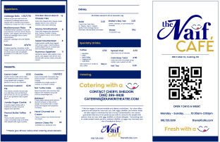 Menu for The Naif Cafe